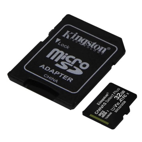 Флеш карта microSDHC 32Gb Class10 Kingston SDCS2/32GB Canvas Select Plus + adapter