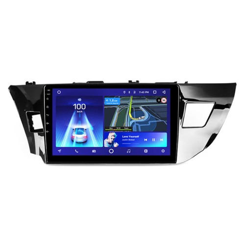 Штатная магнитола Teyes CC3 2K 360° Toyota Corolla 11 2012-2016 10" (Вариант A) авто с монохромным дисплеем