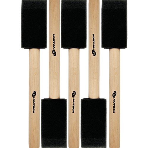 AuTech - губка-шпатель на деревянной ручке (5шт)