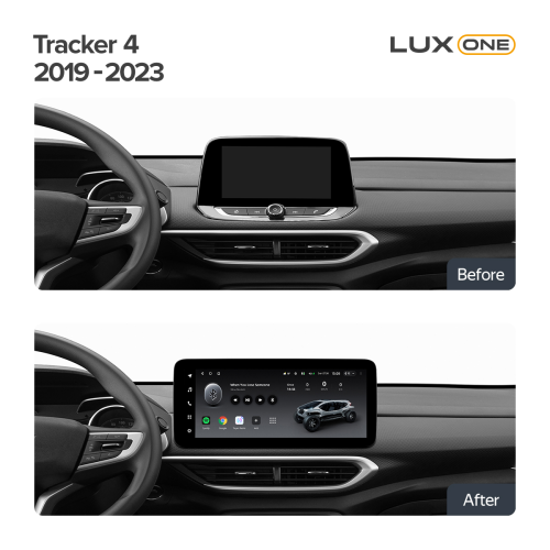 Установочный комплект Teyes Тиайс LUX ONE для Chevrolet Tracker 4 2019-2023 12.3″