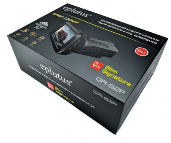 Автомобильный видеорегистратор Eplutus GR-92Р с радар-детектором и GPS