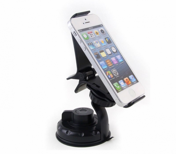 Автомобильный держатель Rexant поворотный, прищепка до 130 мм