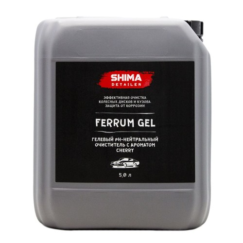 Shima Detailer "Ferrum Gel" cherry - гелевый ph-нейтральный очиститель с ароматом вишни 5 л