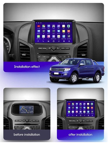 Штатная магнитола Teyes CC3 2K Ford Ranger 3 2011-2015 9" (F1)