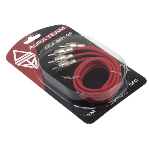 Межблочный RCA-кабель AuRa RCA-B21 SE 1м красный 