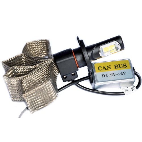 C-3 LED лампа головного света H4 40W 12V (гибкий кулер) (пара)
