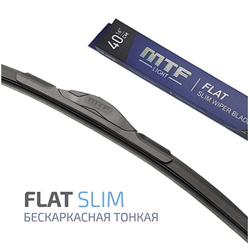 Щетка стеклоочистителя MTF Light Flat Slim 650мм / 26&quot; бескаркасная, резина Fukoku, графит (1шт)