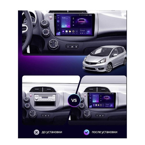 Штатная магнитола Teyes X1 Wi-Fi + 4G Honda Jazz 2 GG Fit 2 GE 2007-2014 10.2" (Left hand drive) (2+32Gb)