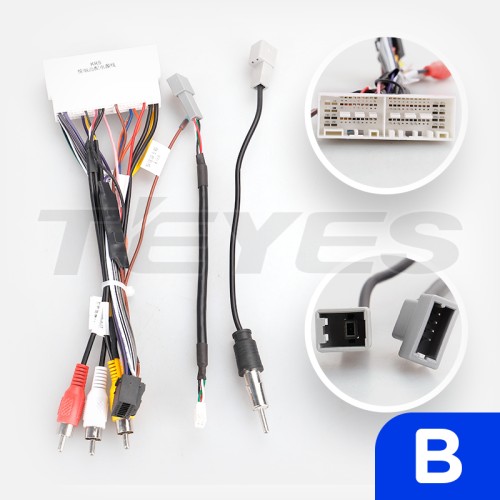 Установочный комплект Teyes для Hyundai Solaris 2 2017-2020 9" (Вариант В) авто со штатной камерой