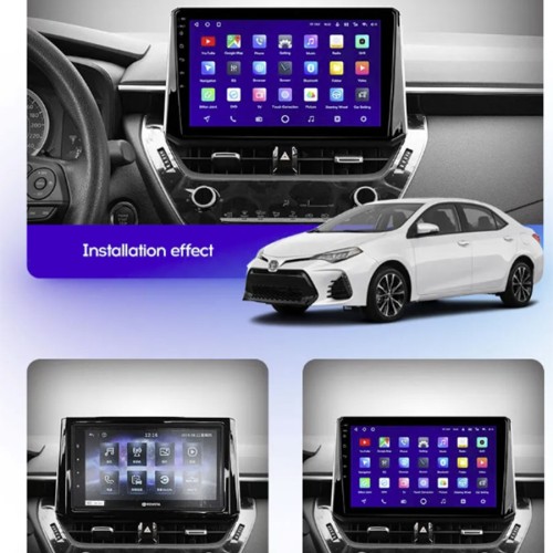 Штатная магнитола Teyes CC3 2K 360° Toyota Corolla 12 2018-2020 10.2" (Вариант B) (1Din) авто со штатным цветным экраном