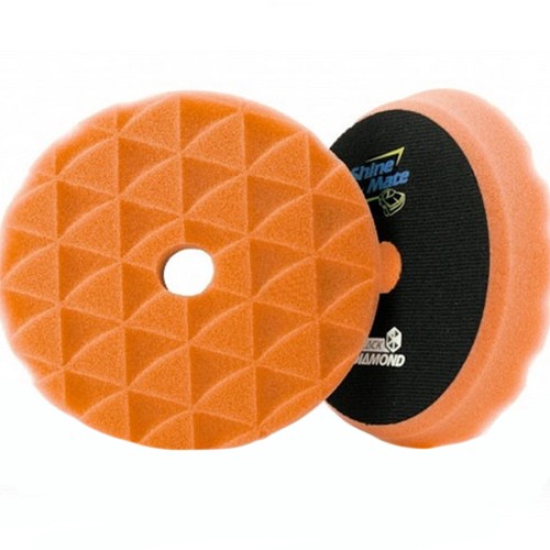 Shine Mate - полировальный круг диамонд (с сотами) средний 178х25мм, оранжевый