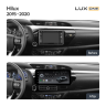 Штатная магнитола Teyes Тиайс Lux One 4+32Gb 12.3" (Round Corner) Toyota Hilux Pick Up AN120 2015-2020 Левый руль