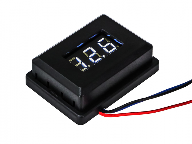 Вольтметр Aura ZWE-V12W белый (1 шт)