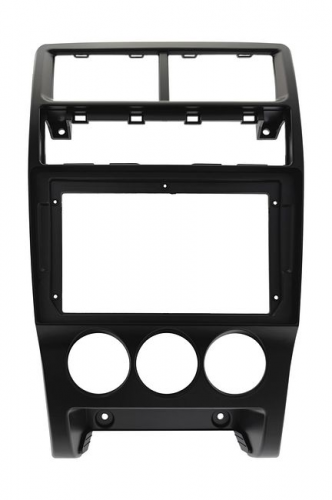 Рамка для установки в Лада Приора 2 (Lada Priora 2) 2013-2018 9" дисплея черная