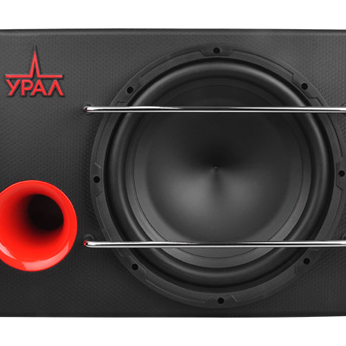 Активный автомобильный сабвуфер Урал Ураган АС-У12А КОМБО