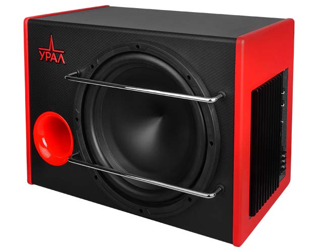 Активный автомобильный сабвуфер Урал Ураган АС-У12А КОМБО