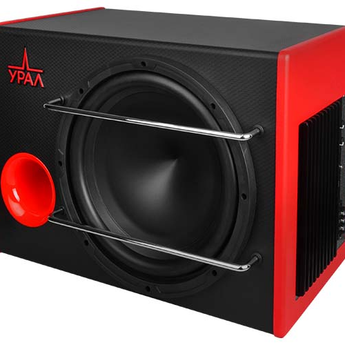 Активный автомобильный сабвуфер Урал Ураган АС-У12А КОМБО