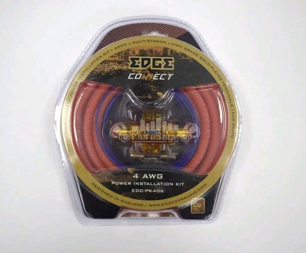 Набор проводов Edge EDC-PK406 для установки автомобильных 4-х канальных усилителей