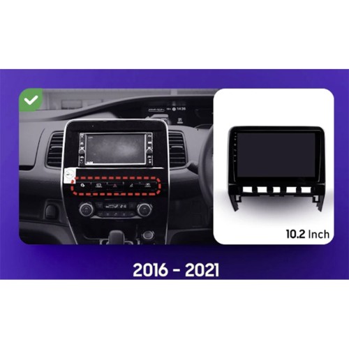 Штатная магнитола Teyes CC3 2K Nissan Serena 5 V C27 2016-2021 10.2" (F1) (Right hand driver)