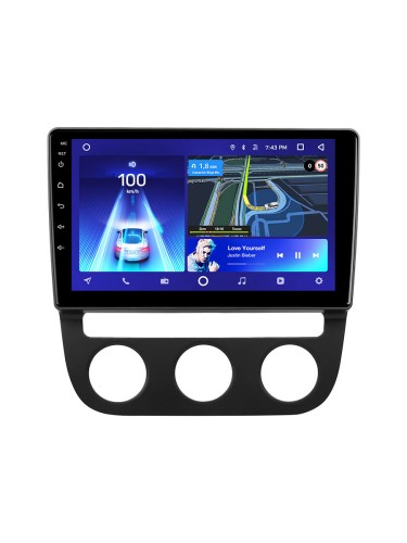 Штатная магнитола Teyes CC3 2K Volkswagen Jetta 5 2005-2010 (F2) для авто с климатом (три джойстика) 10.2"