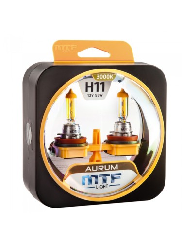 Галогенные лампы MTF Light H11Aurum 3000K (пара)