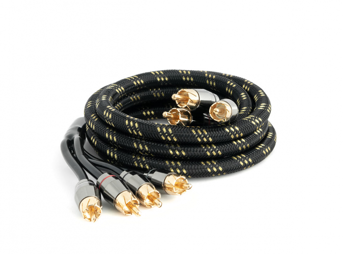 SWAT SIX-418 межблочный кабель 4RCA-4RCA, 1.8 метра