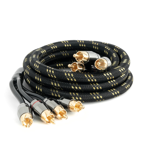 SWAT SIX-418 межблочный кабель 4RCA-4RCA, 1.8 метра