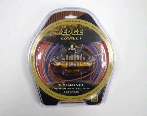 Набор проводов Edge EDC-AK826 для установки автомобильных 2-х канальных усилителей