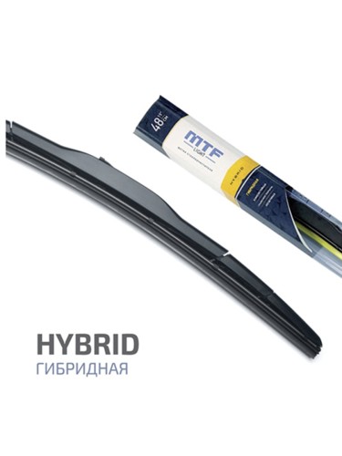 Щетка стеклоочистителя MTF Light Hybrid 480мм / 19" гибридная, графитовое покрытие (1шт)