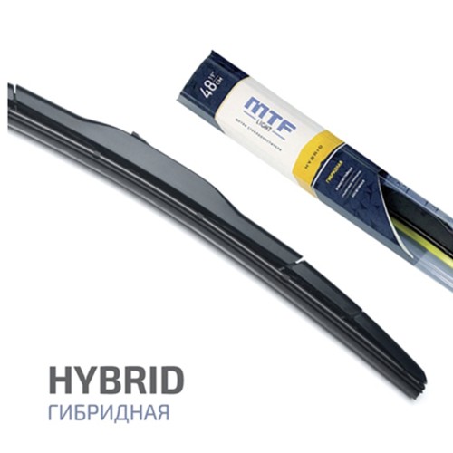 Щетка стеклоочистителя MTF Light Hybrid 480мм / 19" гибридная, графитовое покрытие (1шт)
