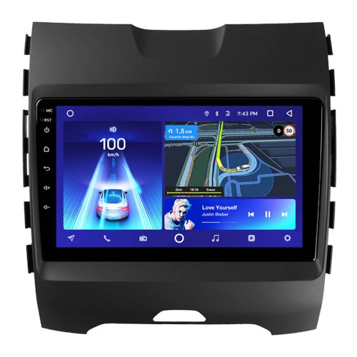 Штатная магнитола Teyes X1 Wi-Fi + 4G Ford Edge 2 2015-2018 9&quot; (F1) (2+32Gb)
