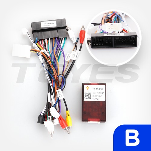 Установочный комплект Teyes для Hyundai Santa Fe 3 2013-2016 9" (Вариант В) авто со штатной камерой заднего вида, но без навигации и усилителя звука(HY-SS-04A)