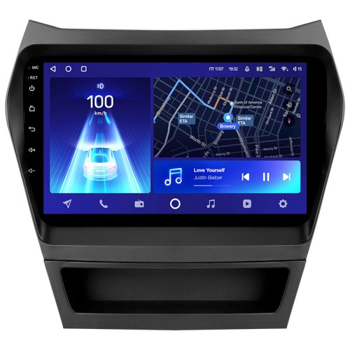 Установочный комплект Teyes для Hyundai Santa Fe 3 2013-2016 9" (Вариант В) авто со штатной камерой заднего вида, но без навигации и усилителя звука(HY-SS-04A)