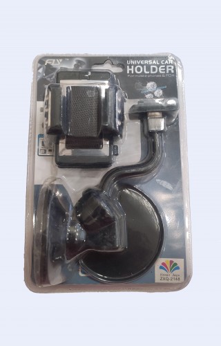 Автомобильный держатель FLY поворотный 360, прищепка 35мм-90мм