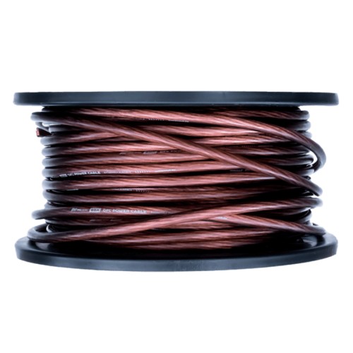 Кабель силовой AMP PRO 8Ga OFC Extremely flexible Черный медь (1метр)