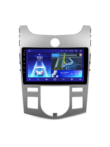 Штатная магнитола Teyes X1 Wi-Fi + 4G Kia Cerato 2 TD 2008-2013 9" (2+32Gb) (F2) авто с климат-контролем