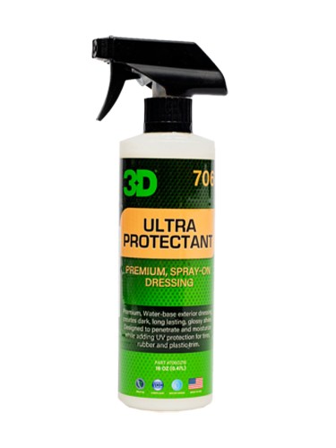 3D Ultra Protectant - спрей на водной основе для долговременной защиты шин 0,48л