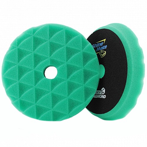 Shine Mate - полировальный круг диамонд (с сотами) твердый 178х25мм, зеленый