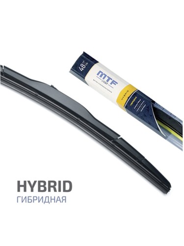 Щетка стеклоочистителя MTF Light Hybrid 500мм / 20" гибридная, графитовое покрытие (1шт)