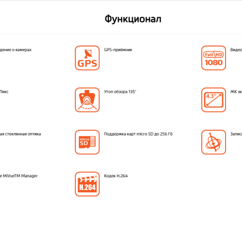Видеорегистратор-зеркало Mio MiVue R45