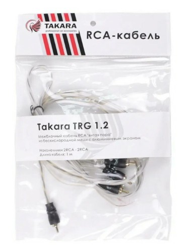 Межблочный кабель RCA Takara TRG 1.2, 1м