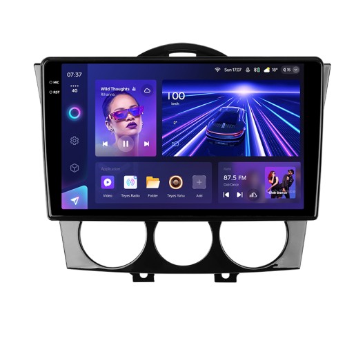 Штатная магнитола Teyes CC3 2K 360° Mazda RX-8 SE 2003-2008 (1 Din) 9"