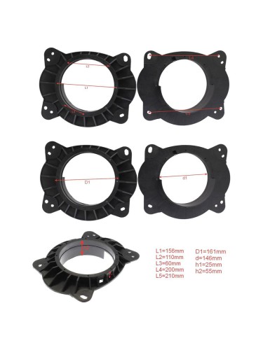 Подиум Toyota Camry пластик средняя жесткость 2006-2012 6,5"(16см) (пара) фронт