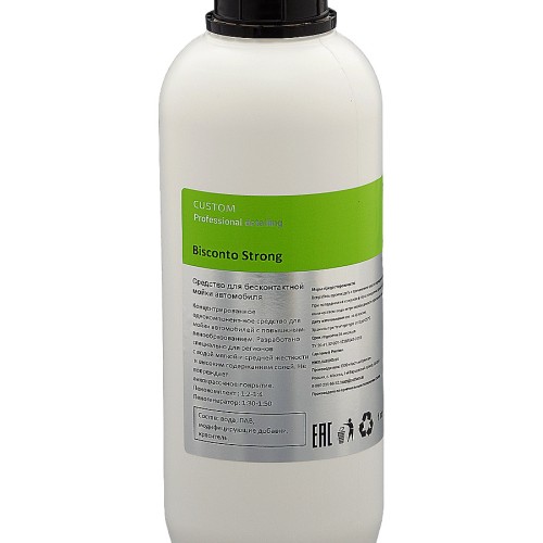 Custom "Bisconto Strong" - шампунь для бесконтактной мойки авто 1л