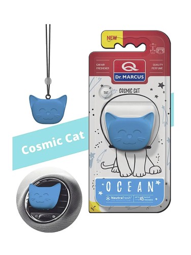 Dr.Marcus Cosmic Cat - подвесной автомобильный ароматизатор ocean