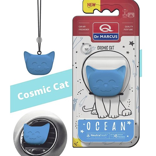 Dr.Marcus Cosmic Cat - подвесной автомобильный ароматизатор ocean