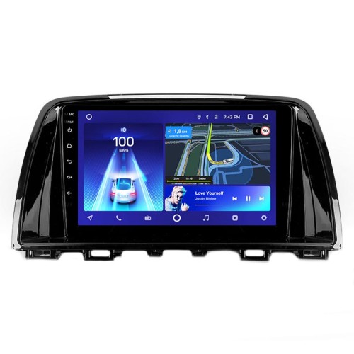 Штатная магнитола Teyes X1 Wi-Fi + 4G Mazda 6 3 GL GJ 2012-2017 9&quot; (2+32Gb) (Вариант B) авто с камерой заднего вида и джойстиком