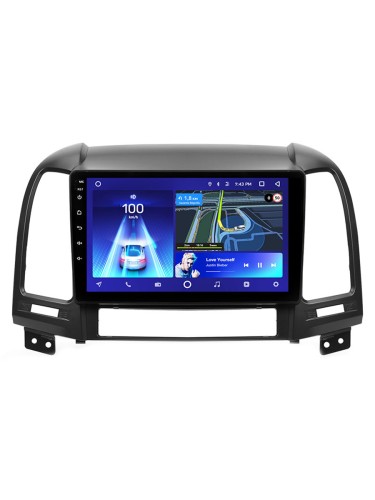 Штатная магнитола Teyes CC3 2K 360° Hyundai Santa Fe 2 2006-2012 9"