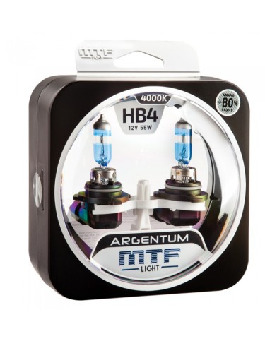 Галогенные лампы MTF Light HB4 Argentum 4000K (пара)