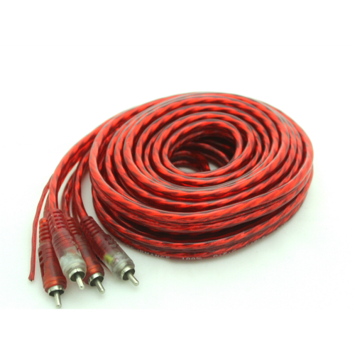 Межблочный кабель RCA витая пара RCA Takara TRG 5.2 (красный)